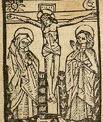 Распятие Христа, Говарт ван Гемен «Молитвенник» [19, f.28 recto]